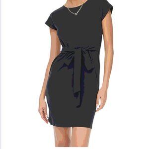 J.Crew Black Short Sleeve Tie Dress – Size Medium – NWT